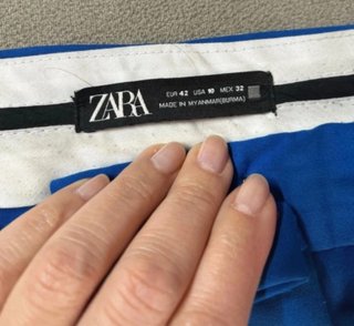 Traje Zara Mujer Azulón Talla M