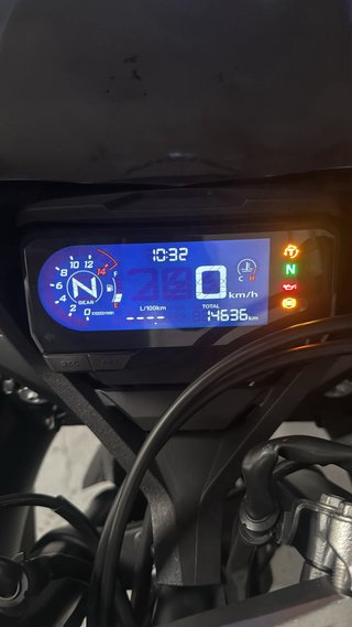 Honda CBR 650R Sportbike Negra/Azul