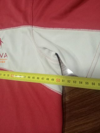 Polo Deportivo Aigle Talla L Rojo/Blanco