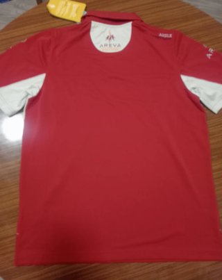 Polo Deportivo Aigle Talla L Rojo/Blanco
