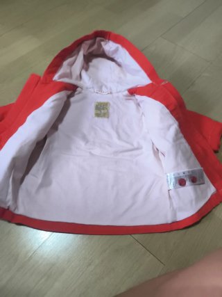Cortavientos bebé 6-9 meses rojo