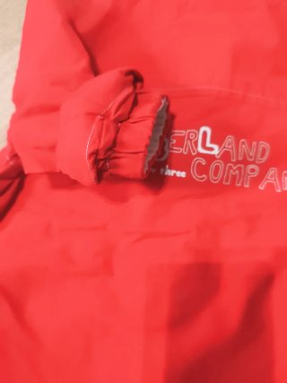 Cortavientos bebé 6-9 meses rojo