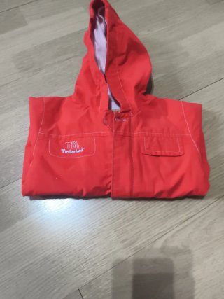 Cortavientos bebé 6-9 meses rojo