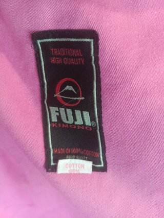 Kimono Jiujitsu Marca FUJI Mujer W3 /F3 color rosa