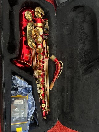 Saxofón Alto Eb Roy Benson Rojo