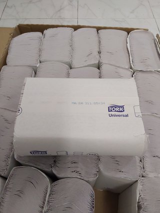 Tork 471093 Toallas de mano Universal Xpress desechables, entreplegadas en Z compatibles con el sist