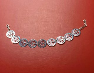 Pulsera Plata Árbol de la Vida
