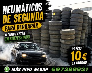 Neumáticos de segunda mano para derrapar