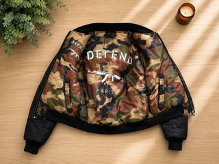 Chaqueta Bomber Cazadora Defend Paris M Oversize