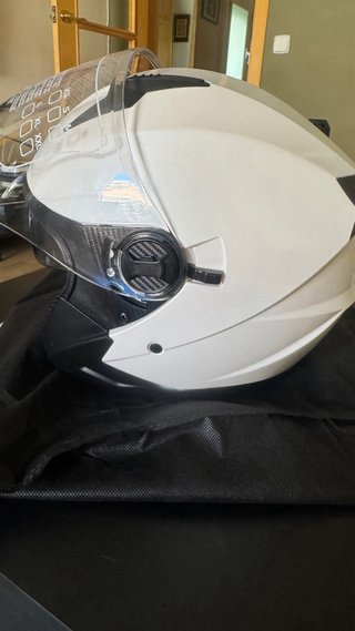 Casco Moto Jet Talla M blanco