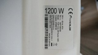 Radiador Eléctrico Fluido 1200W Poco Uso