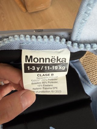 Chaleco flotador bebé Monnëka