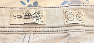 Pantaloncini jeans beige taglia M
