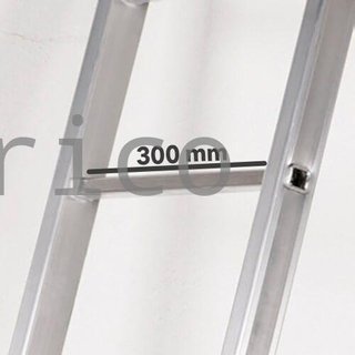 Escalera Telescópica Aluminio 3+3 Peldaños Teleflex