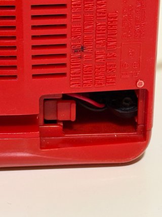 Radio Despertador Sony Rojo ICF-C10L