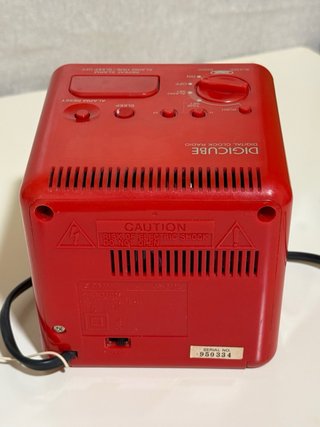 Radio Despertador Sony Rojo ICF-C10L