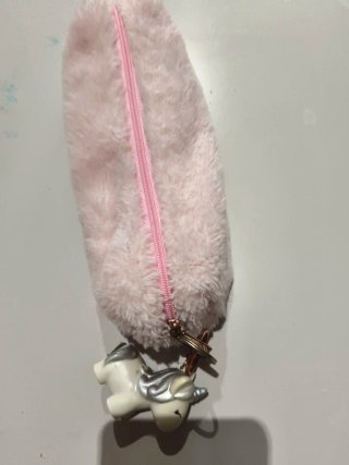 Estuche peluche unicornio llavero