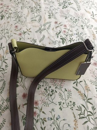 Bolso Parfois verde y marrón