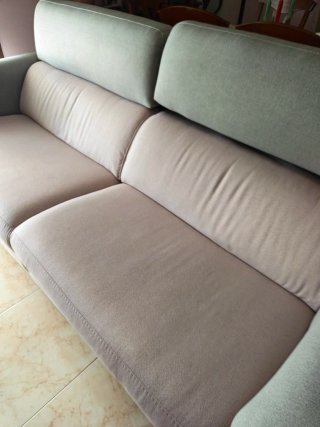 Sofá reclinable, cabezeros y sillon, 2 puntos d Us