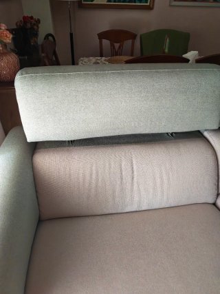 Sofá reclinable, cabezeros y sillon, 2 puntos d Us