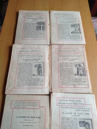 8 libros de la Colección Popular Literaria