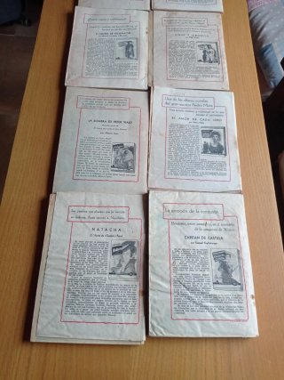 8 libros de la Colección Popular Literaria