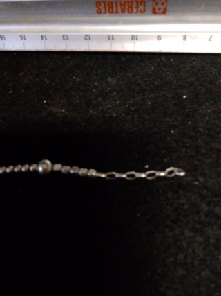 Pulsera Plata Antigua Bolitas
