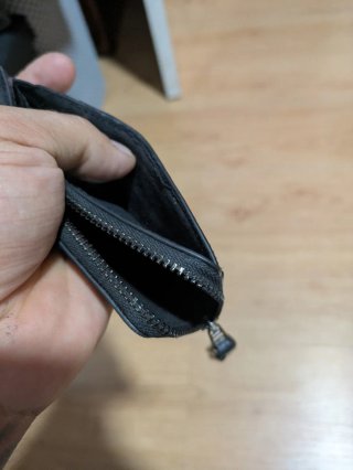 Monedero Zadig & Voltaire Negro Piel Serpiente
