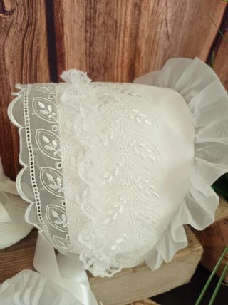 Conjunto Bautizo Organza 6/9 Meses.mas en mi perfi