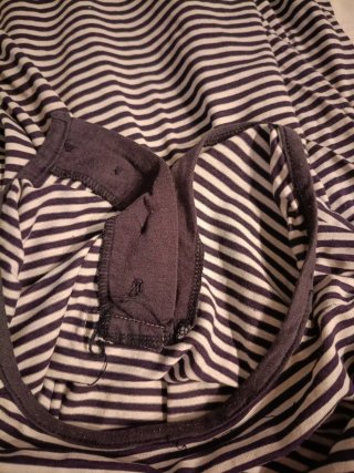 Pijama rayas manga larga azul y blanco