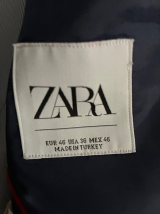 Traje Zara Hombre Morado/Rojo