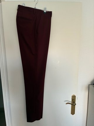Traje Zara Hombre Morado/Rojo