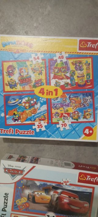 Puzzles Cars y Superthinks 4 en 1 +4 años
