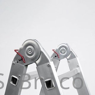 Escalera Telescópica Aluminio 5+5 Peldaños Teleflex