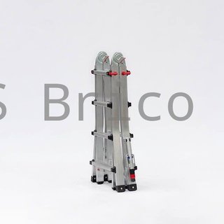 Escalera Telescópica Aluminio 5+5 Peldaños Teleflex
