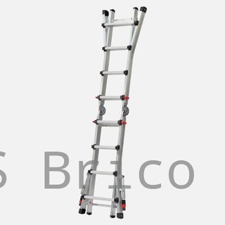 Escalera Telescópica Aluminio 5+5 Peldaños Teleflex