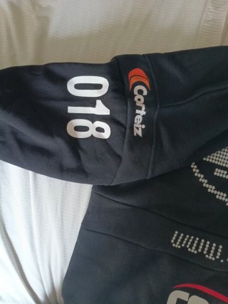 Sudadera Corteiz Negra Multicolor