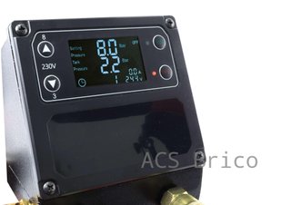 Compresor de Aire Silencioso con LCD 100L - 6 Hp - 09389 - Mader
