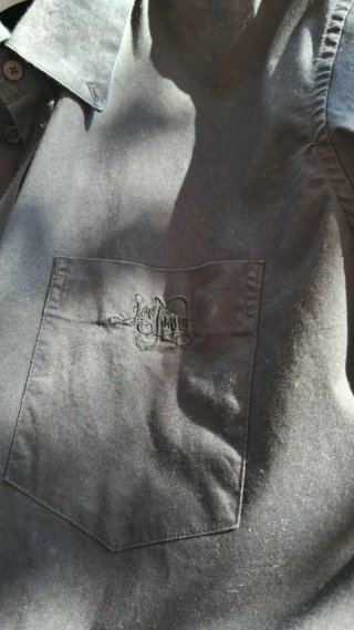Camicia uomo Lee nera