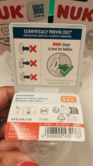 3 Chupetas NUK My First NUK Novos