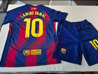 Camiseta y pantalón corto FC Barcelona Lamine Yama