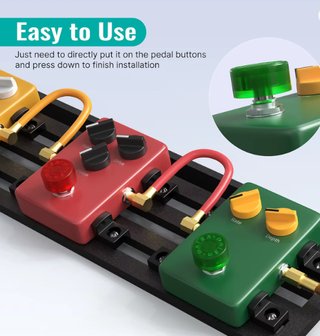 5 X PROTECTOR PEDAL BAJO GUITARRA AMPLIFICADOR