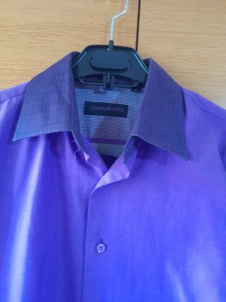 Camisa juvenil morada talla 39