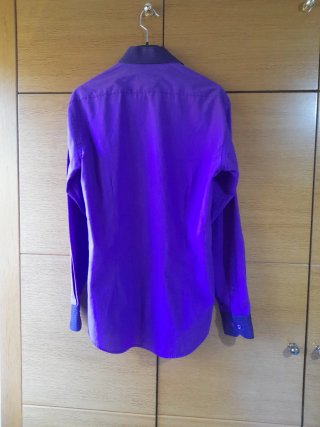 Camisa juvenil morada talla 39