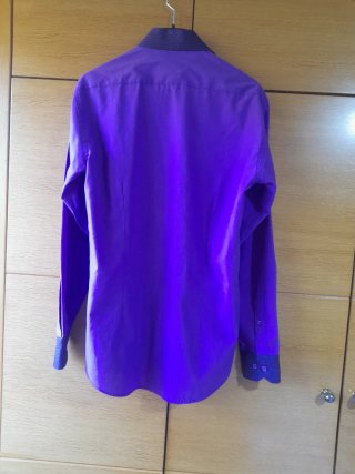 Camisa juvenil morada talla 39