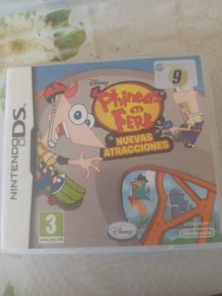 Juego Nintendo DS Phineas y Ferb Nuevas Atraccione