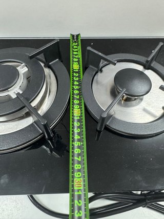 Estufa de Gas Empotrable 2 Fuegos