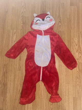 Pijama zorro 3 años invierno