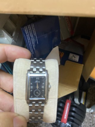 Reloj Lotus Mujer Negro y Plateado