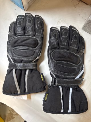 Guantes de moto Kevlar negros